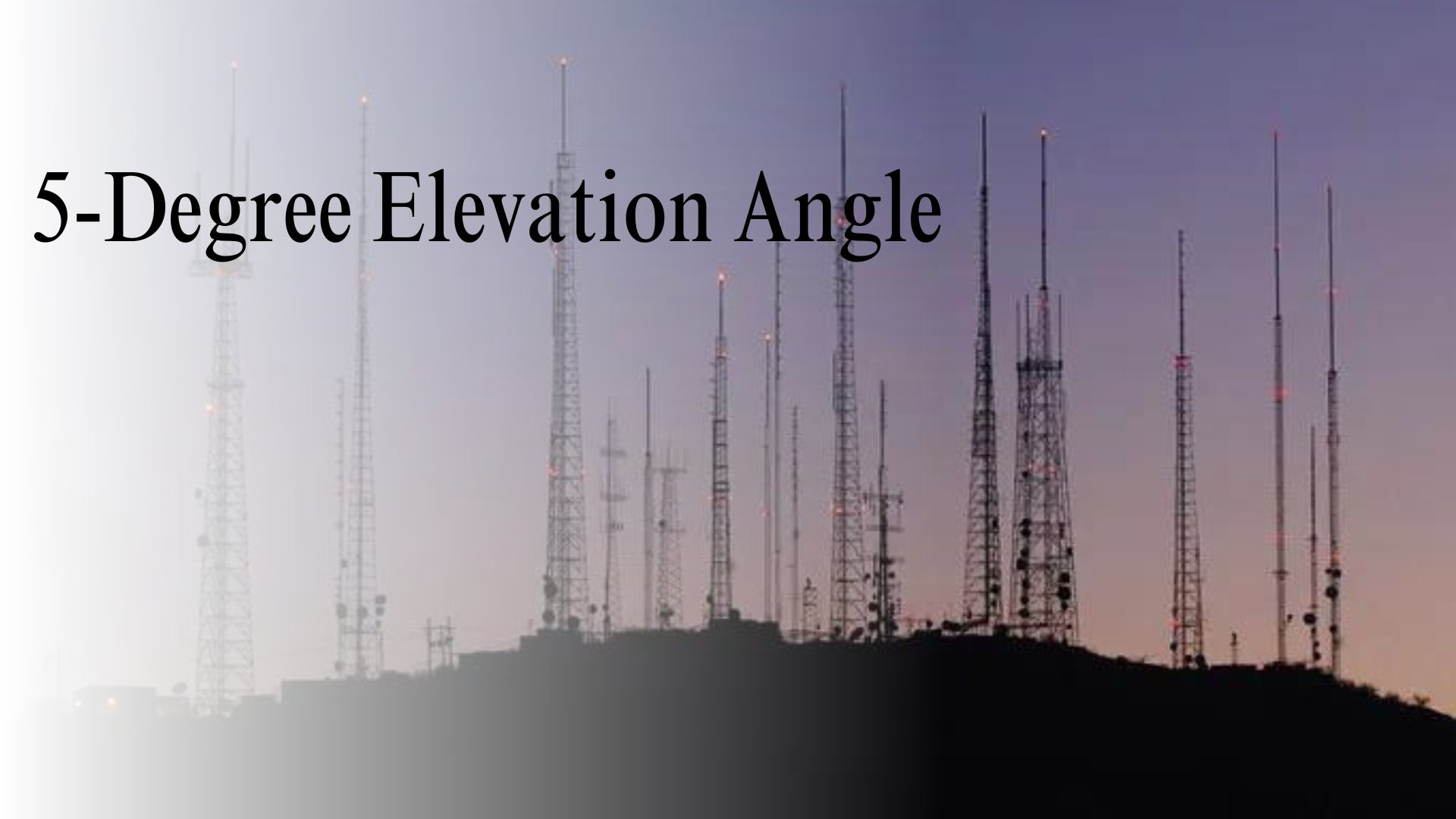 The Concept of the 5-Degree Elevation Angle in Radio Communication: A Historical Perspective