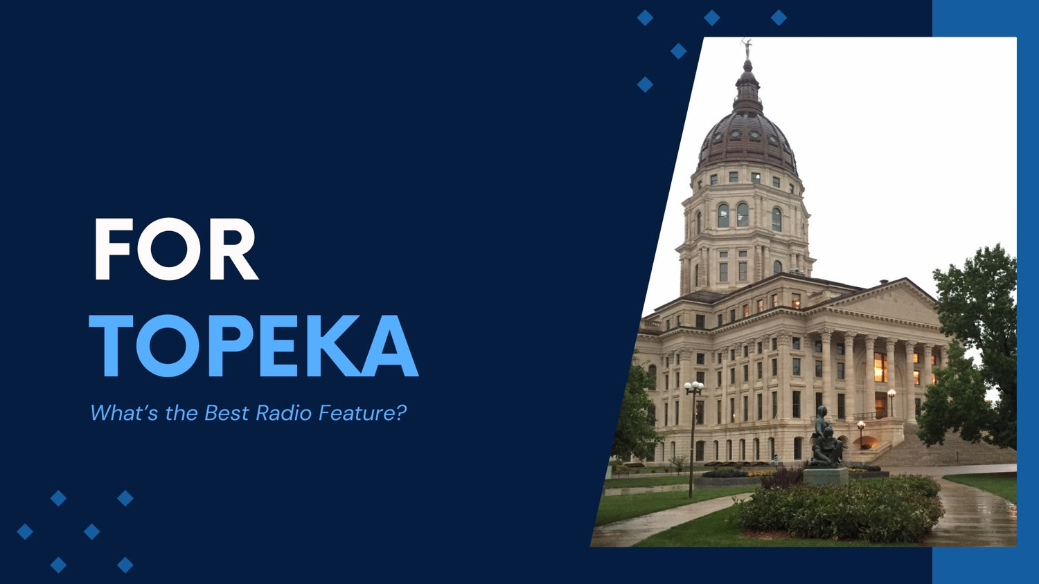 Here We Go: Discovering the Best Radio Features for Topeka