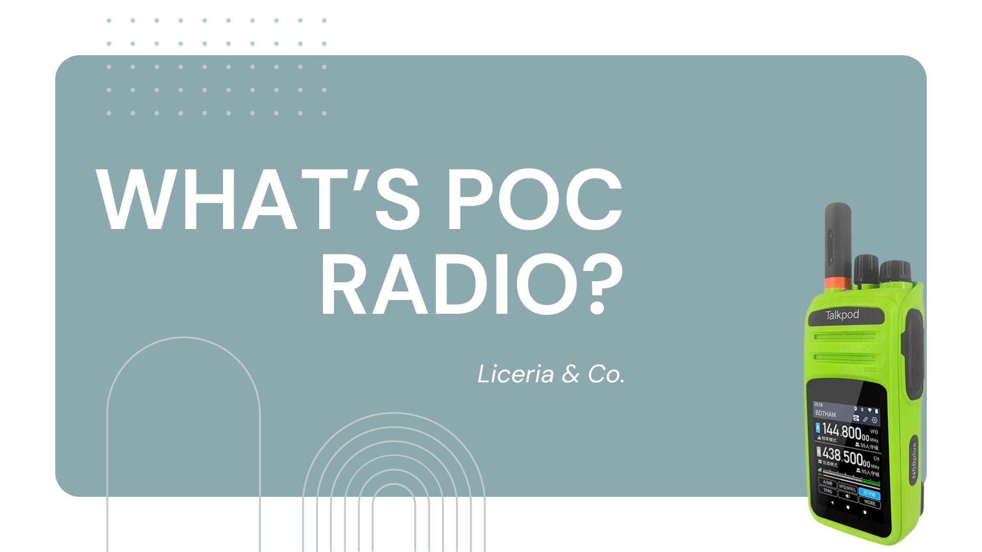 The Truth About POC Radios: How They Work and What You Need to Know