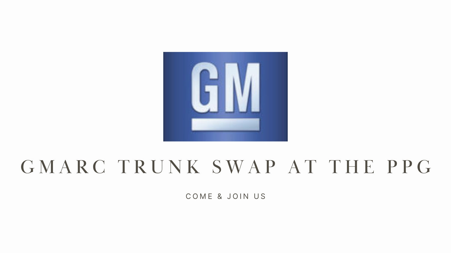 GMARC Trunk Swap at the PPG