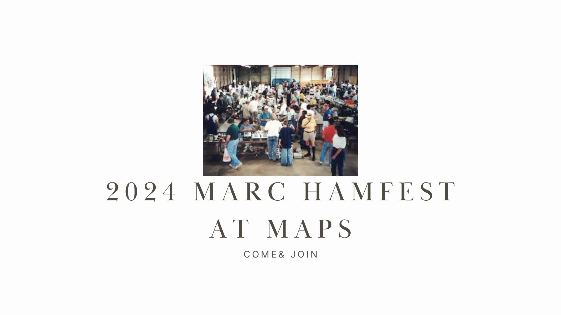 2024 MARC Hamfest at MAPS