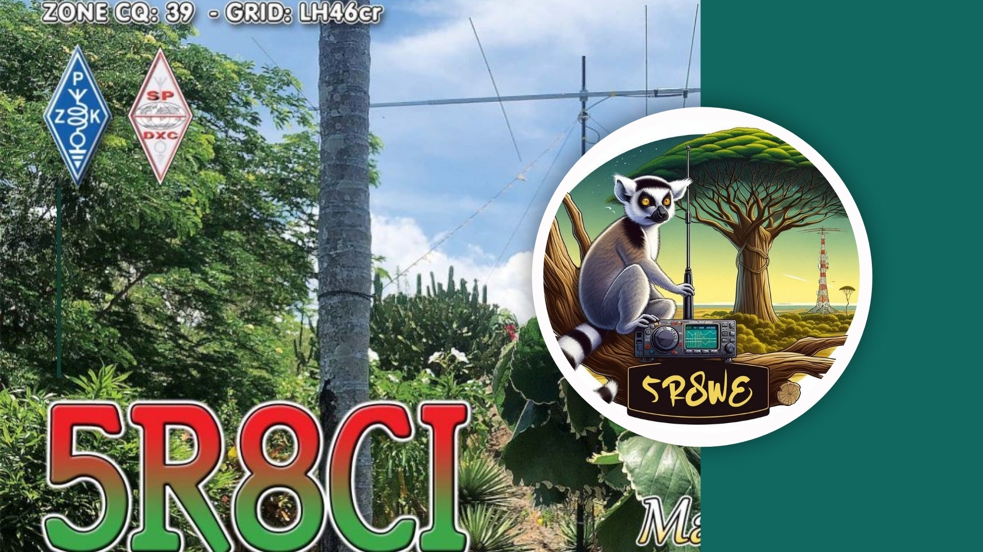 Madagascar's Radio Journey: 5R8CI & 5R8WE on Nosy Be Island