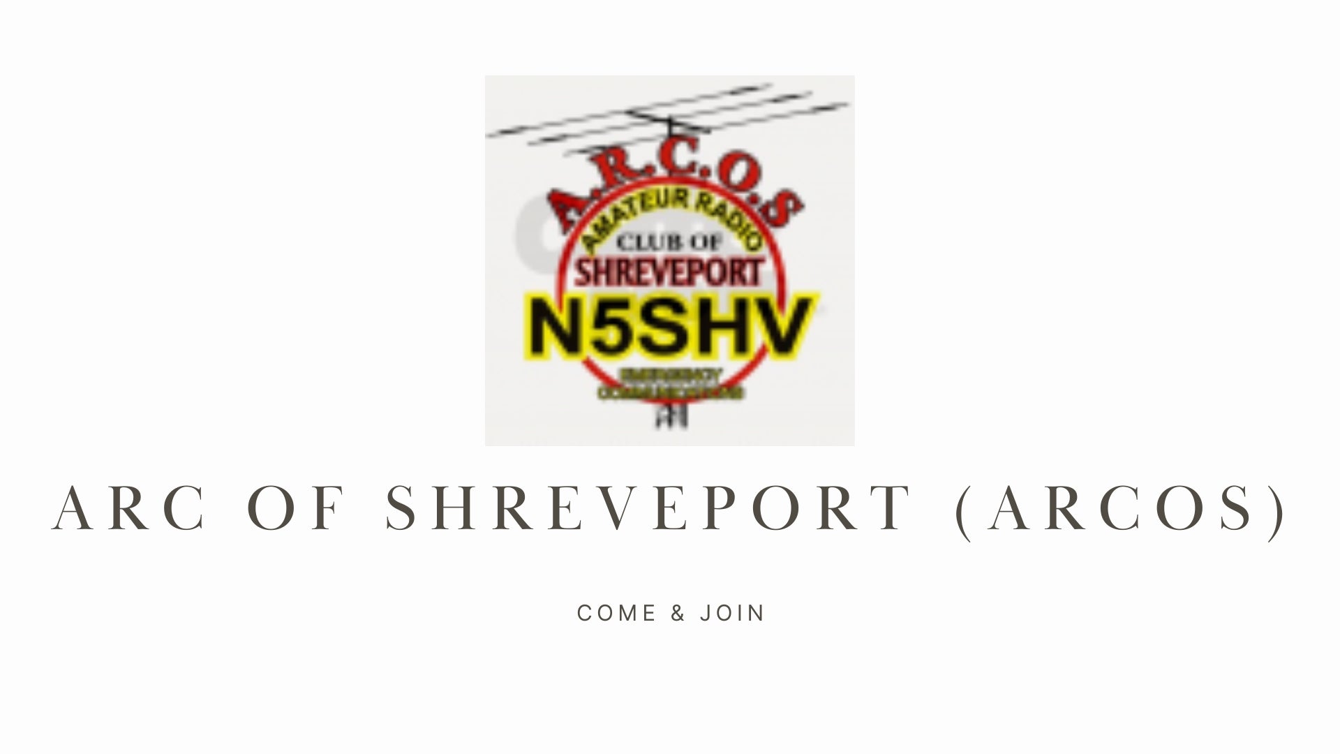 Connect with Fellow Ham Radio Enthusiasts at the ARC of Shreveport (ARCOS)!