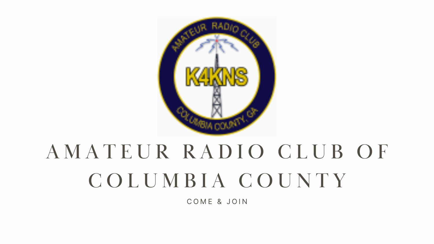 Amateur Radio Club of Columbia County (K4KNS): A Thriving Community for All Interests