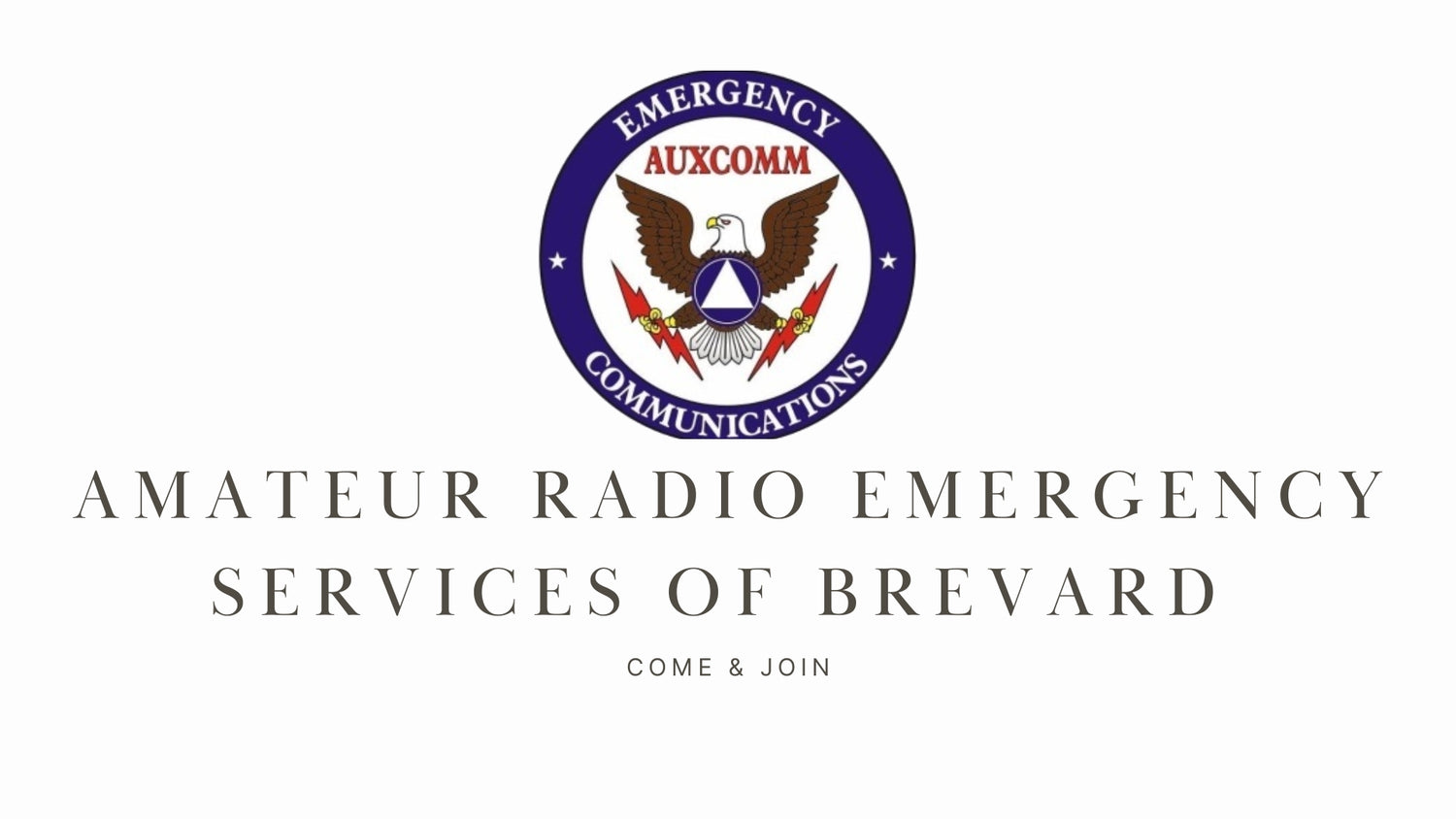 Amateur Radio Emergency Services of Brevard (N4TDX): Focus on Public Service Communication