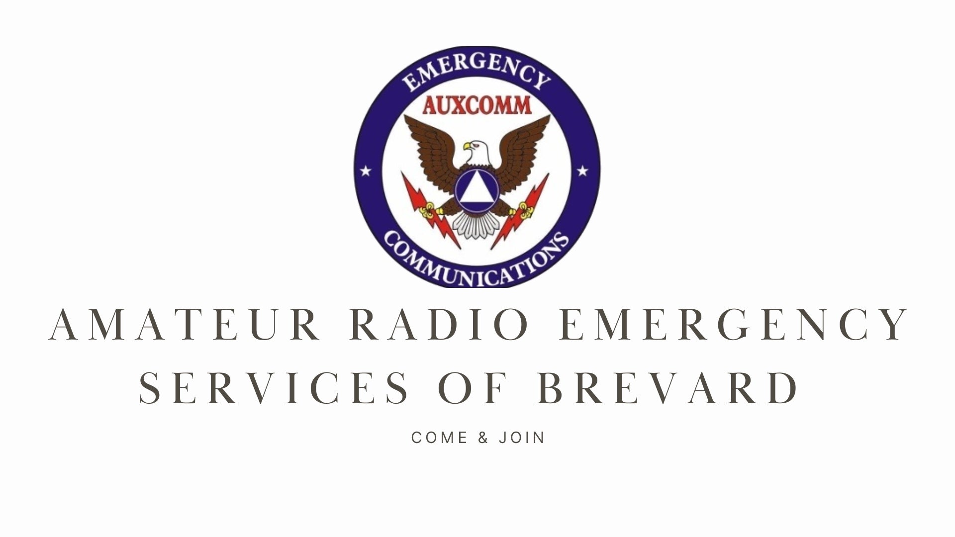 Amateur Radio Emergency Services of Brevard (N4TDX): Focus on Public Service Communication