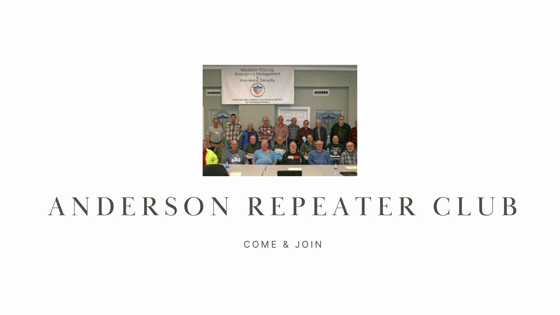 Committed to Public Service: Join the Anderson Repeater Club (W9OBH/R)!