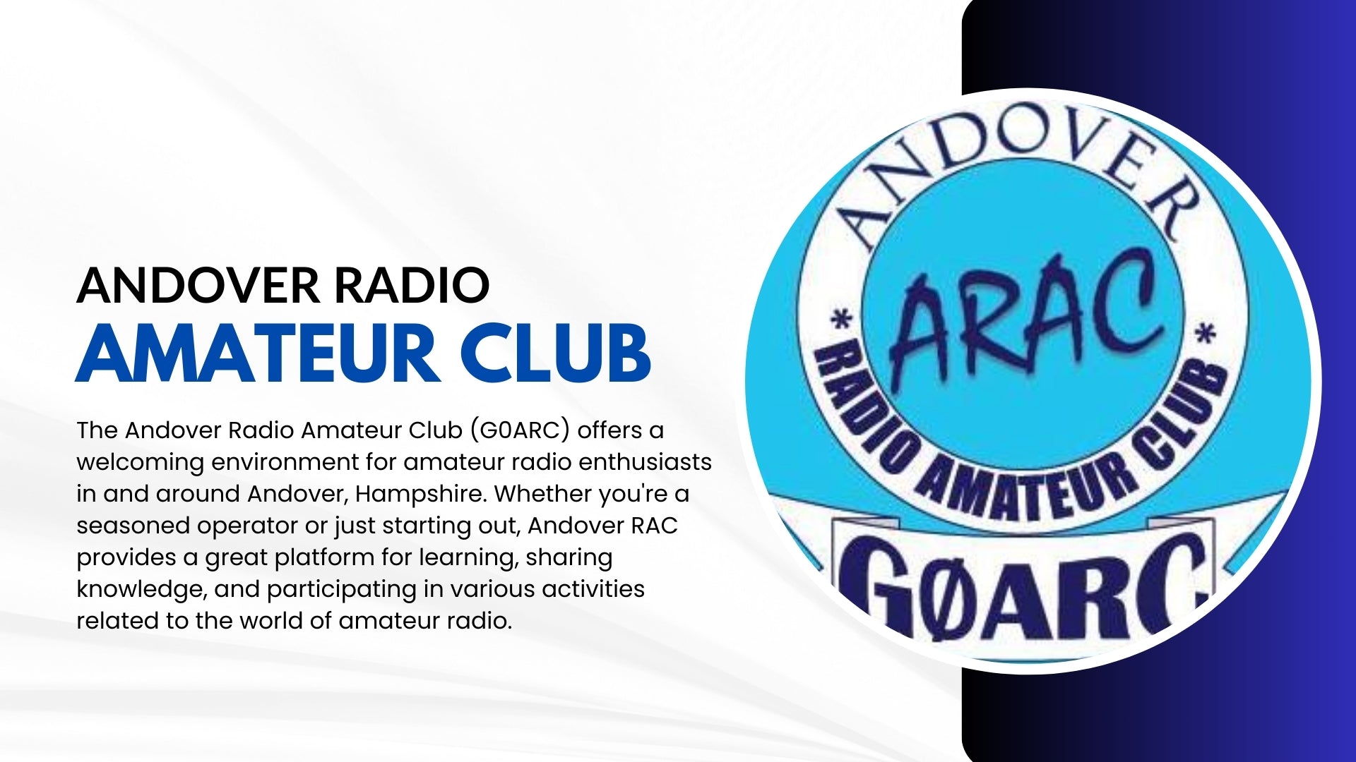 Andover Radio Amateur Club (G0ARC): A Hub for Amateur Radio Enthusiasts