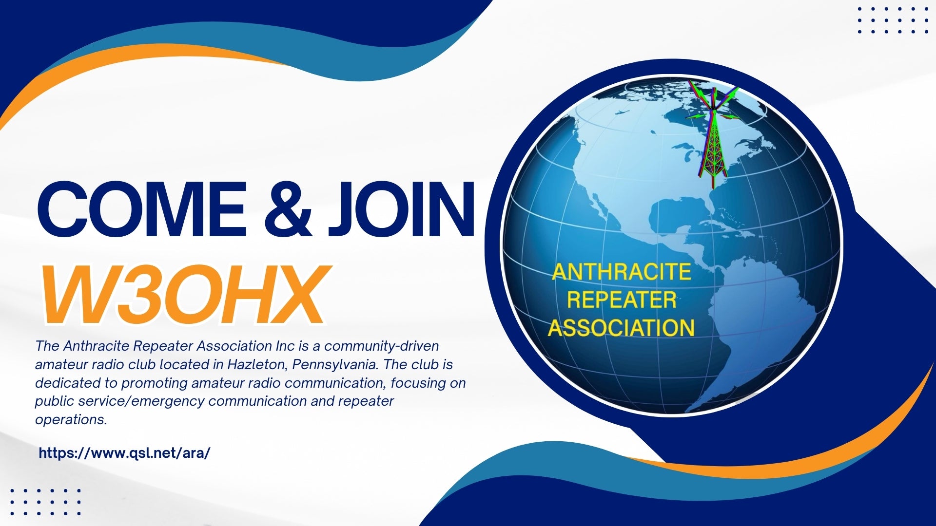 Anthracite Repeater Association Inc (W3OHX)