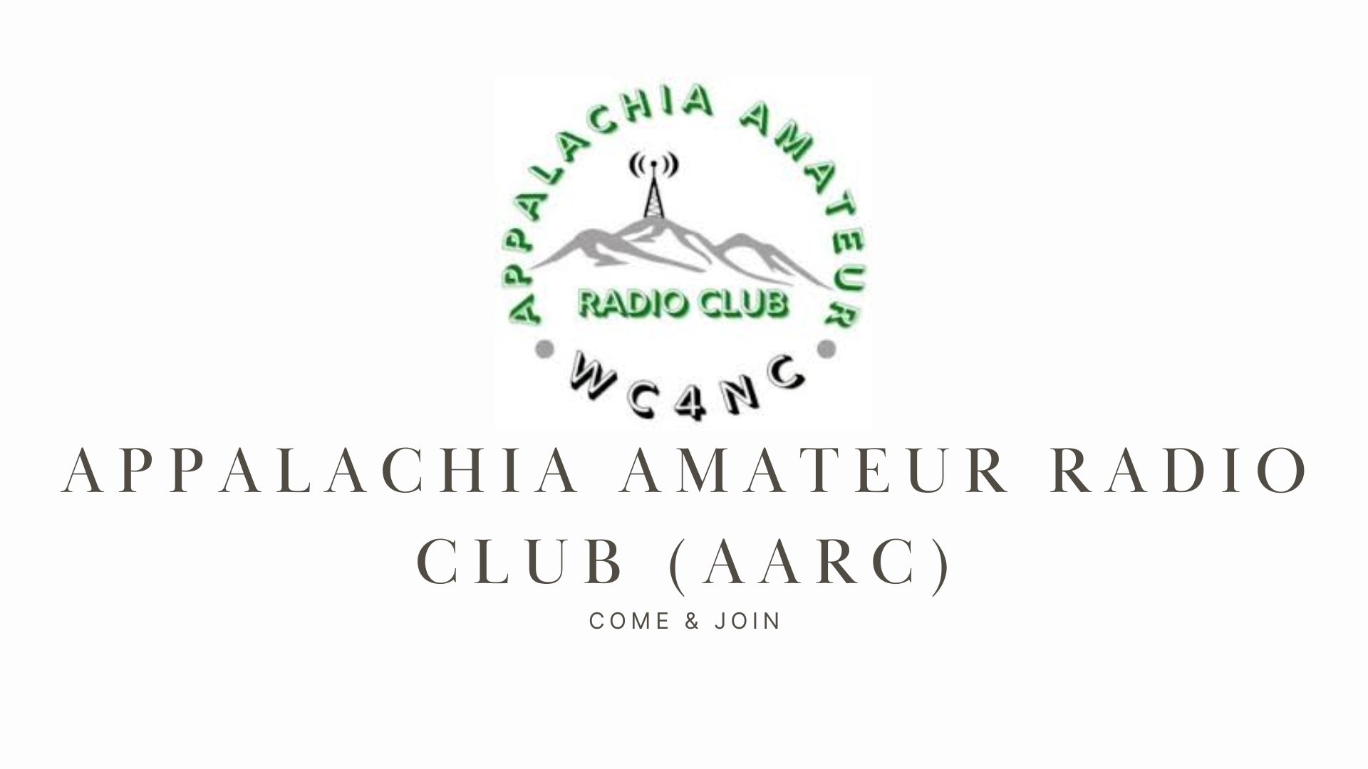 Appalachia Amateur Radio Club (AARC)