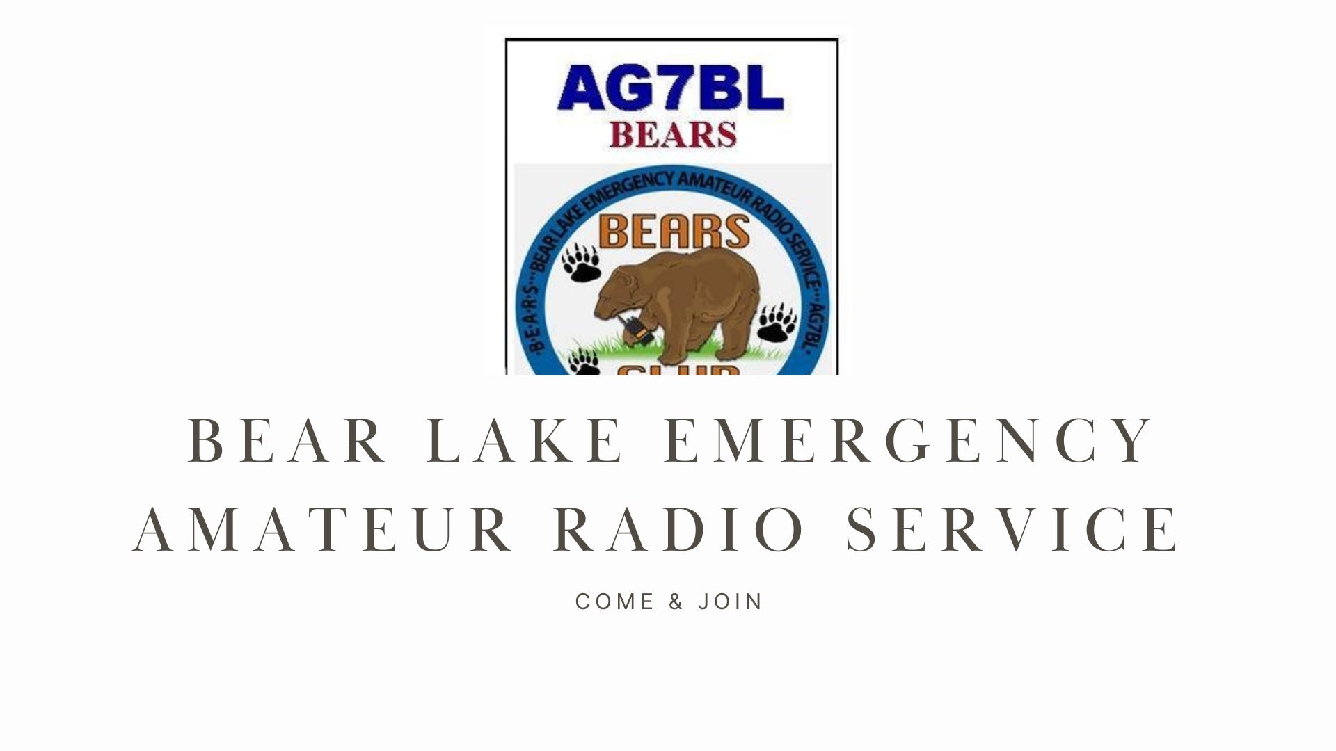 Bear Lake Emergency Amateur Radio Service (AG7BL): Strong Public Service Focus in Montpelier, Idaho (Consider Location)