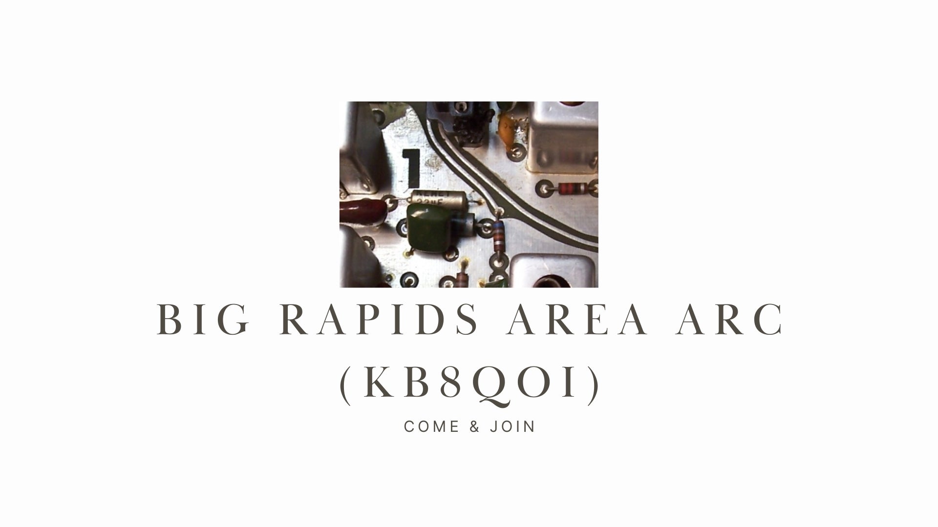 Explore the World of Amateur Radio with the Big Rapids Area ARC (KB8QOI)!