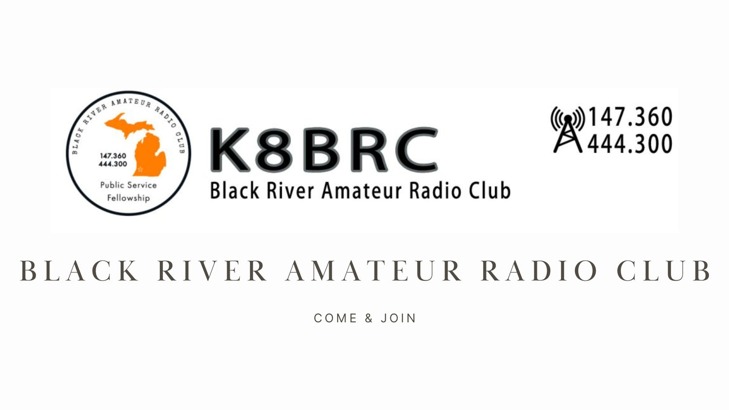 Find Camaraderie and Public Service Opportunities with the Black River Amateur Radio Club (K8BRC)!