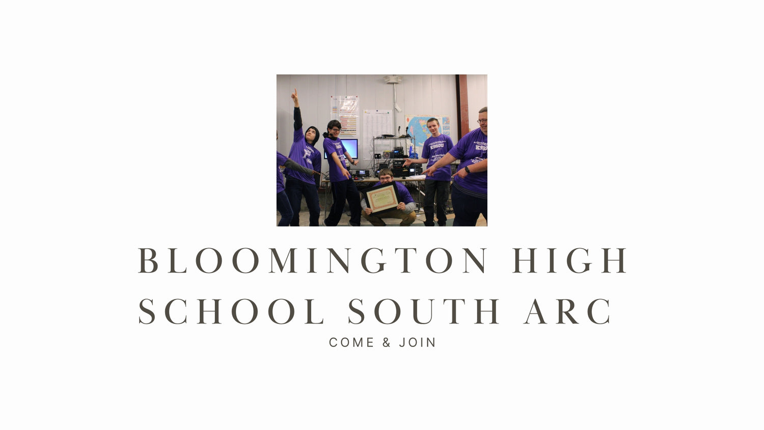 Igniting a Passion for Ham Radio at Bloomington High School South ARC (K9SOU)!