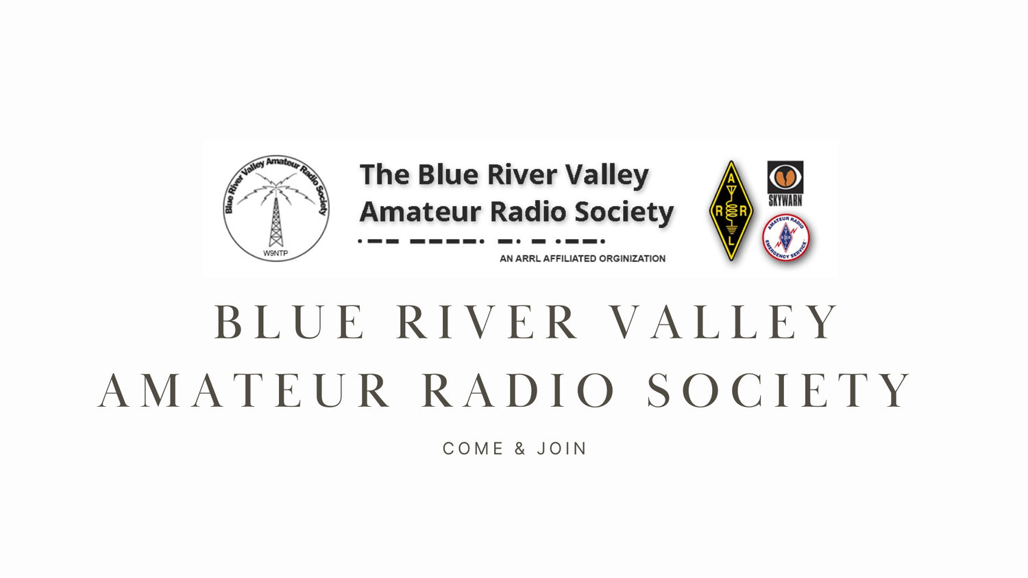 Dive into the World of Ham Radio with Blue River Valley Amateur Radio Society (W9NTP)!