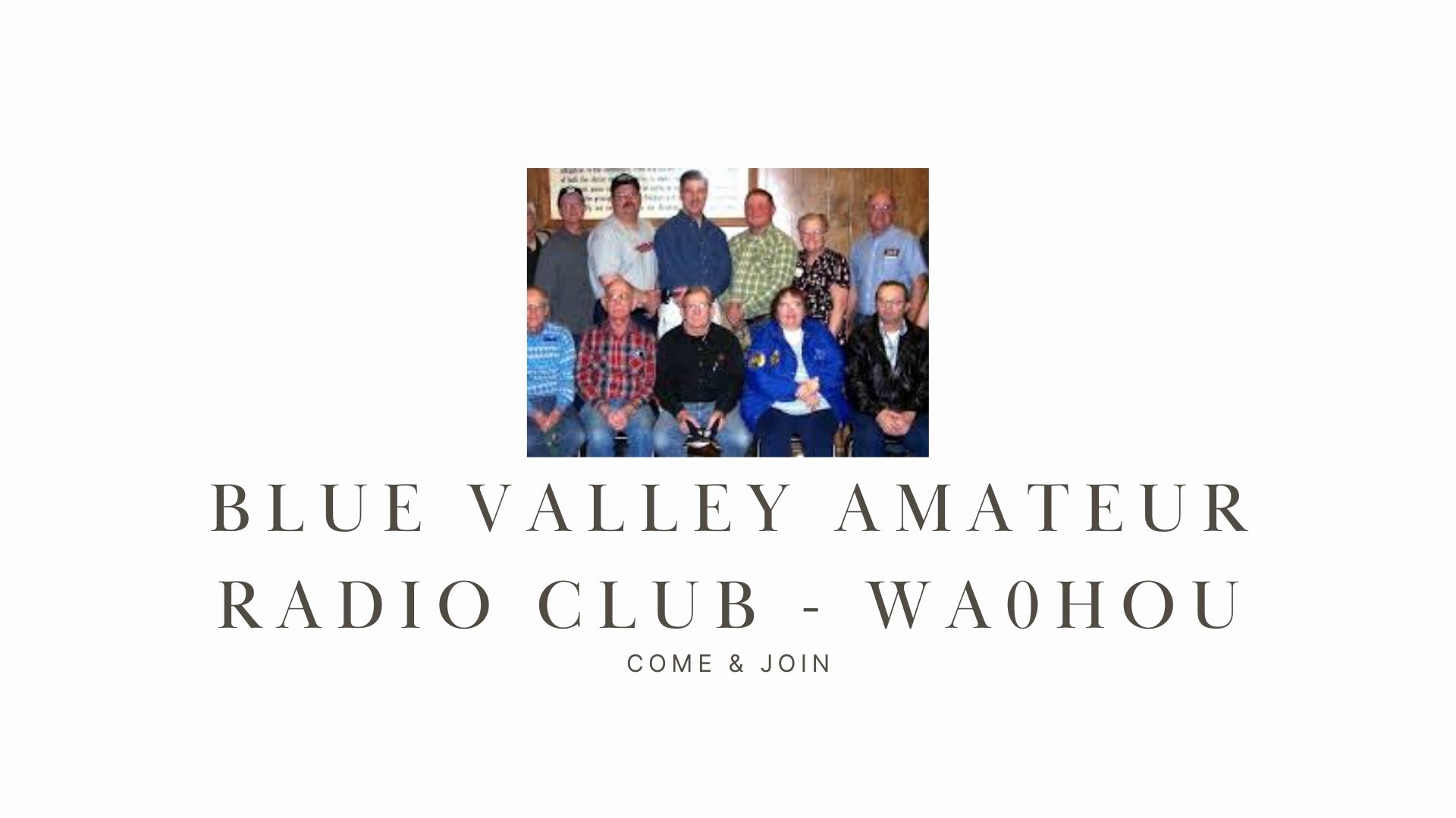 Blue Valley Amateur Radio Club - WA0HOU