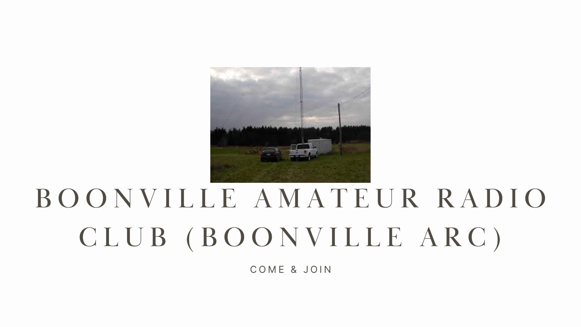 Boonville Amateur Radio Club (Boonville ARC)