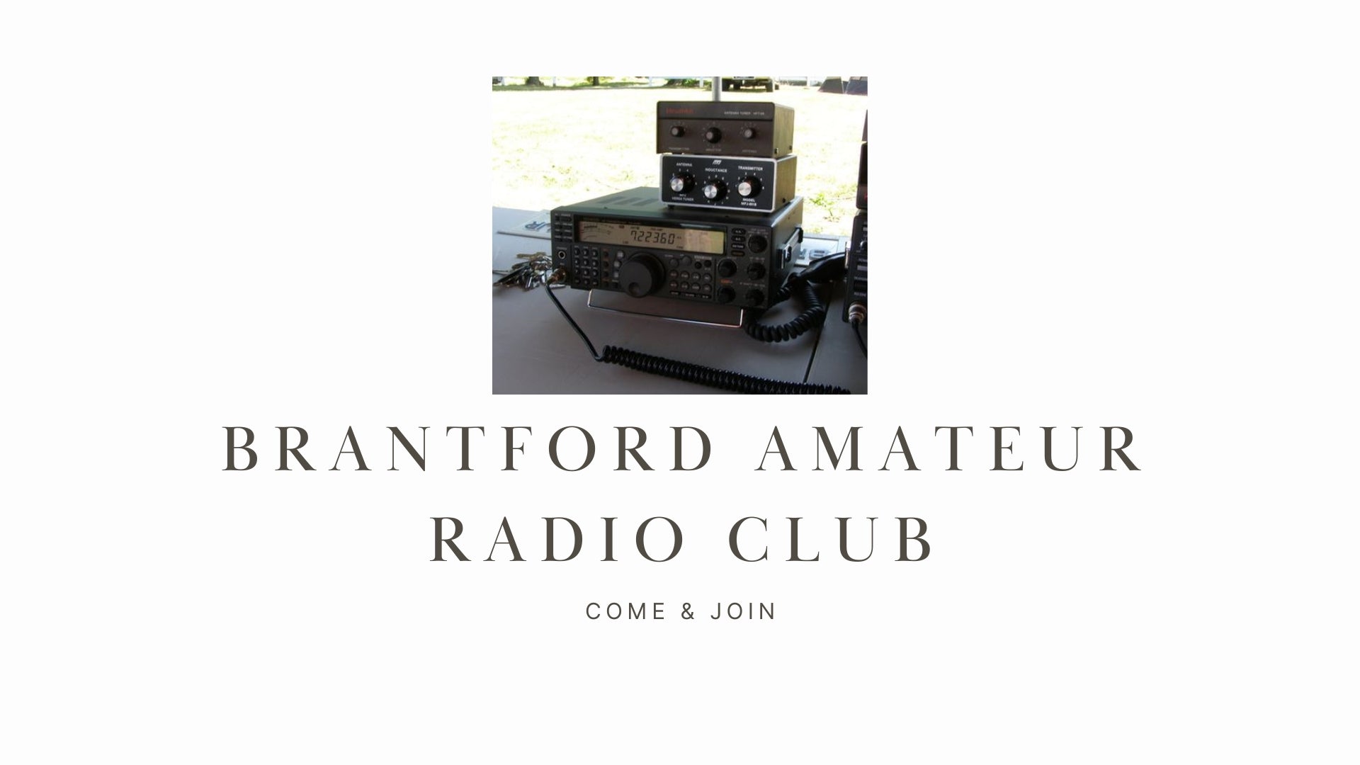 Explore the World of Ham Radio with Brantford ARC Inc.!