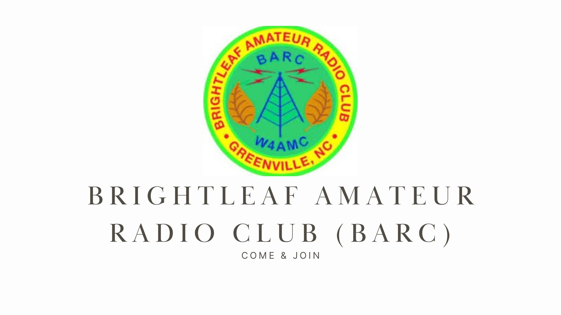 Brightleaf Amateur Radio Club (BARC)