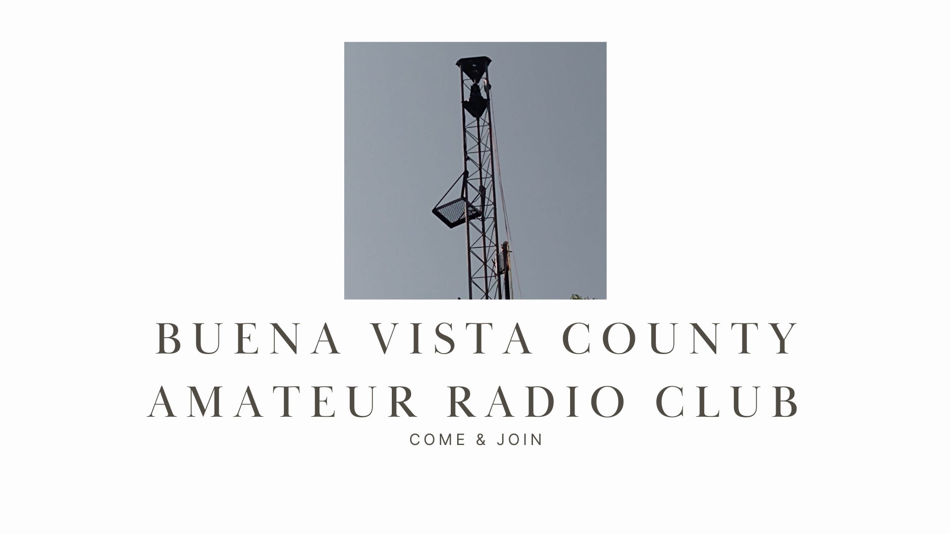 Buena Vista County Amateur Radio Club (KE0NLJ): Limited Information Requires Further Research (Storm Lake, Iowa)