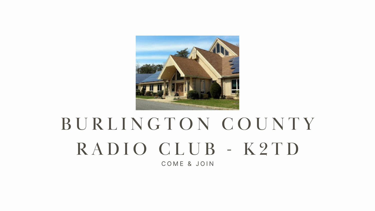 Burlington County Radio Club - K2TD