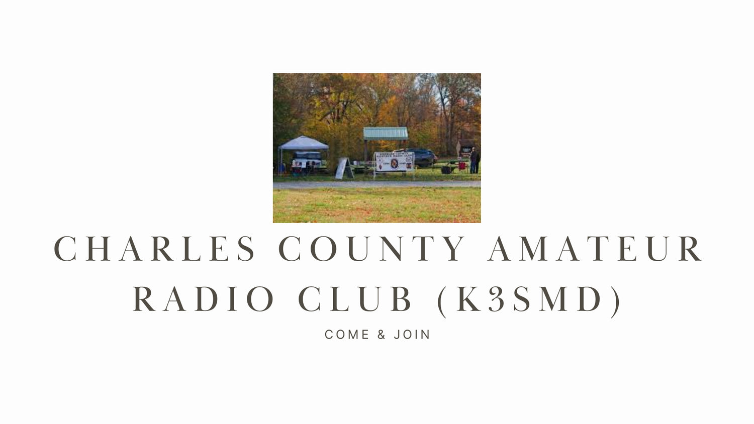 Explore the World of Ham Radio with the CHARLES COUNTY AMATEUR RADIO CLUB (K3SMD)!