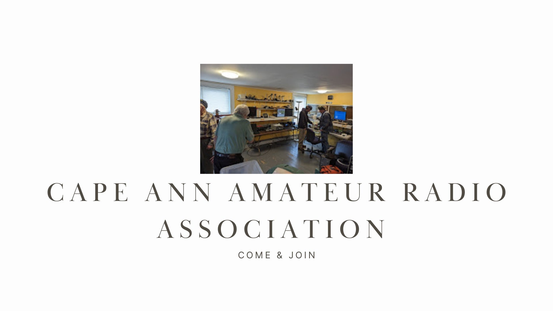 Dive into the World of Ham Radio with the Cape Ann Amateur Radio Association (W1GLO)!