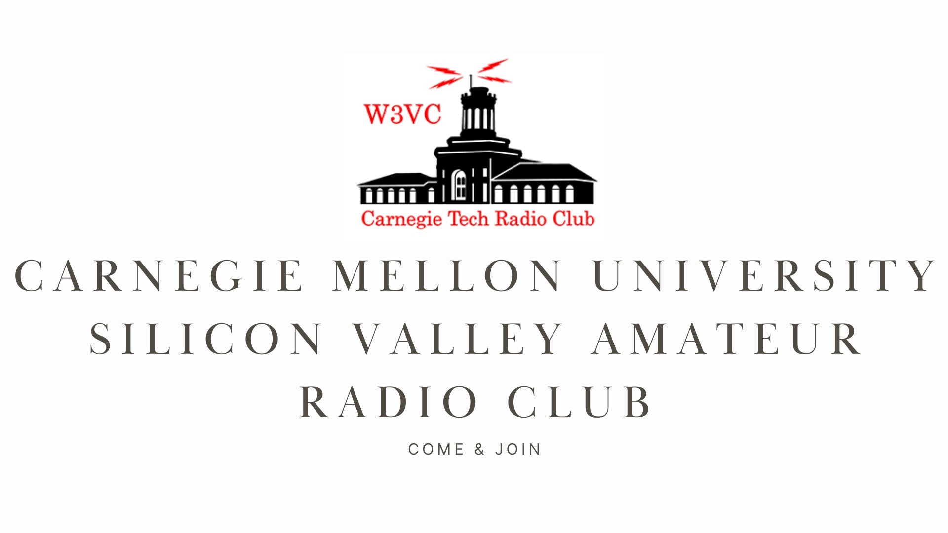 Carnegie Mellon University Silicon Valley Amateur Radio Club: Innovating Communication