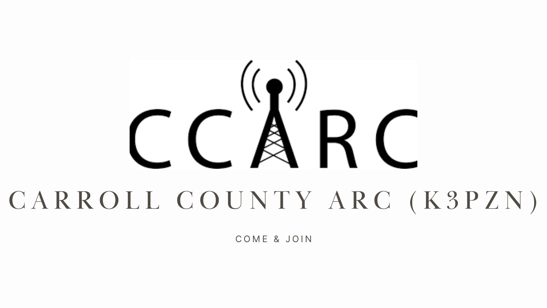 Explore Radio Technology, Support Your Community, and Make Friends with Carroll County ARC (K3PZN)!