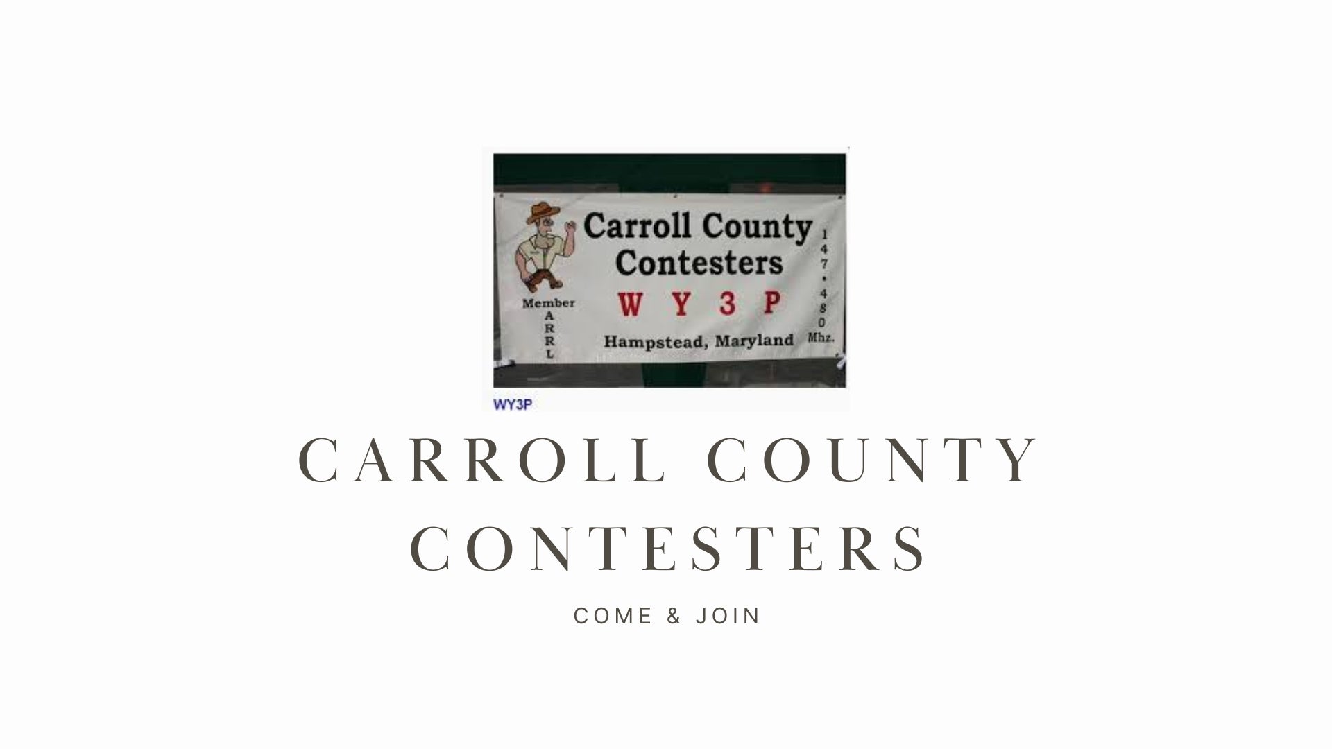 Put Your Ham Radio Skills to the Test with Carroll County Contesters (WY3P)!