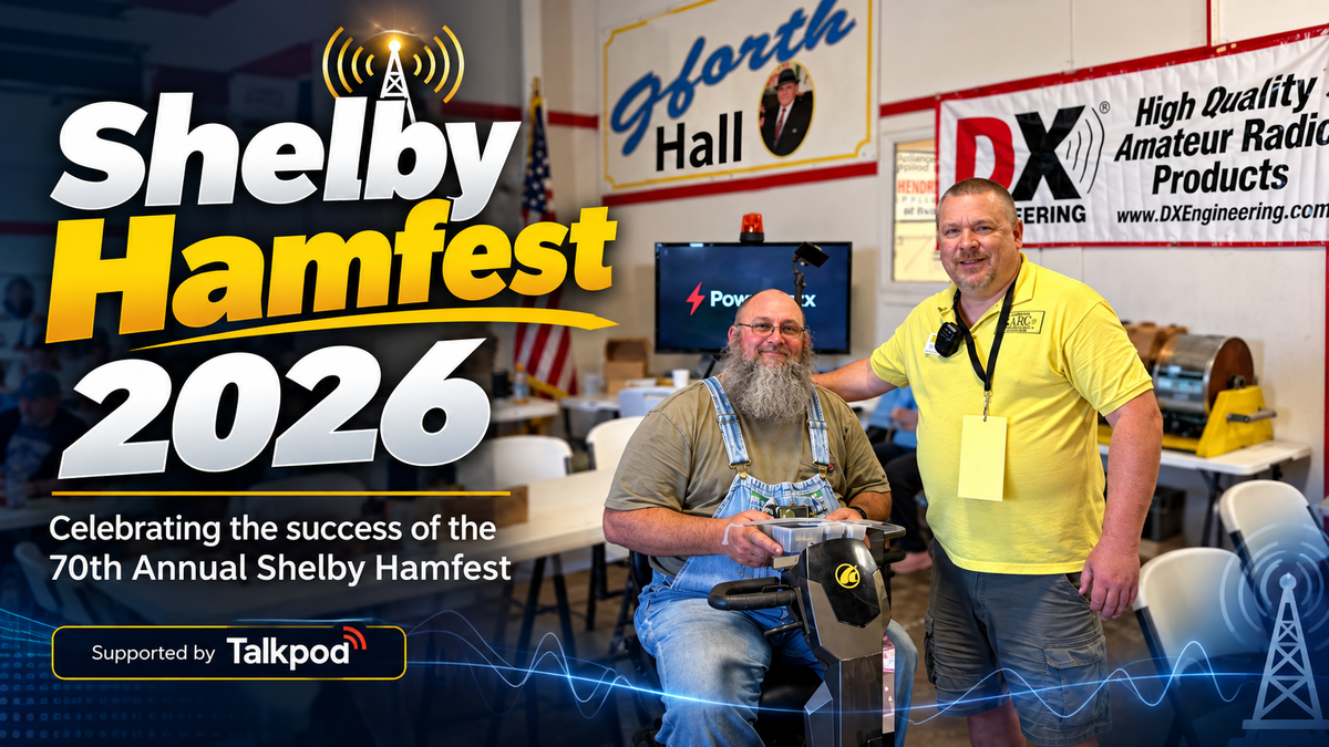 70th Annual Shelby Hamfest Concludes Successfully with Support from Talkpod