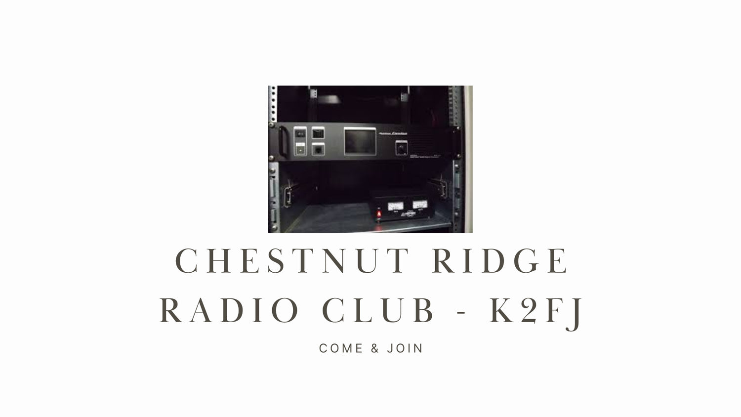 Chestnut Ridge Radio Club - K2FJ