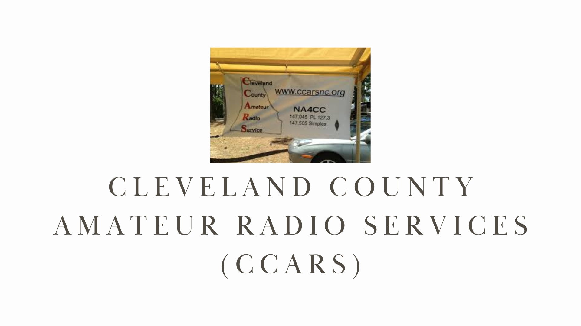 Cleveland County Amateur Radio Services (CCARS)