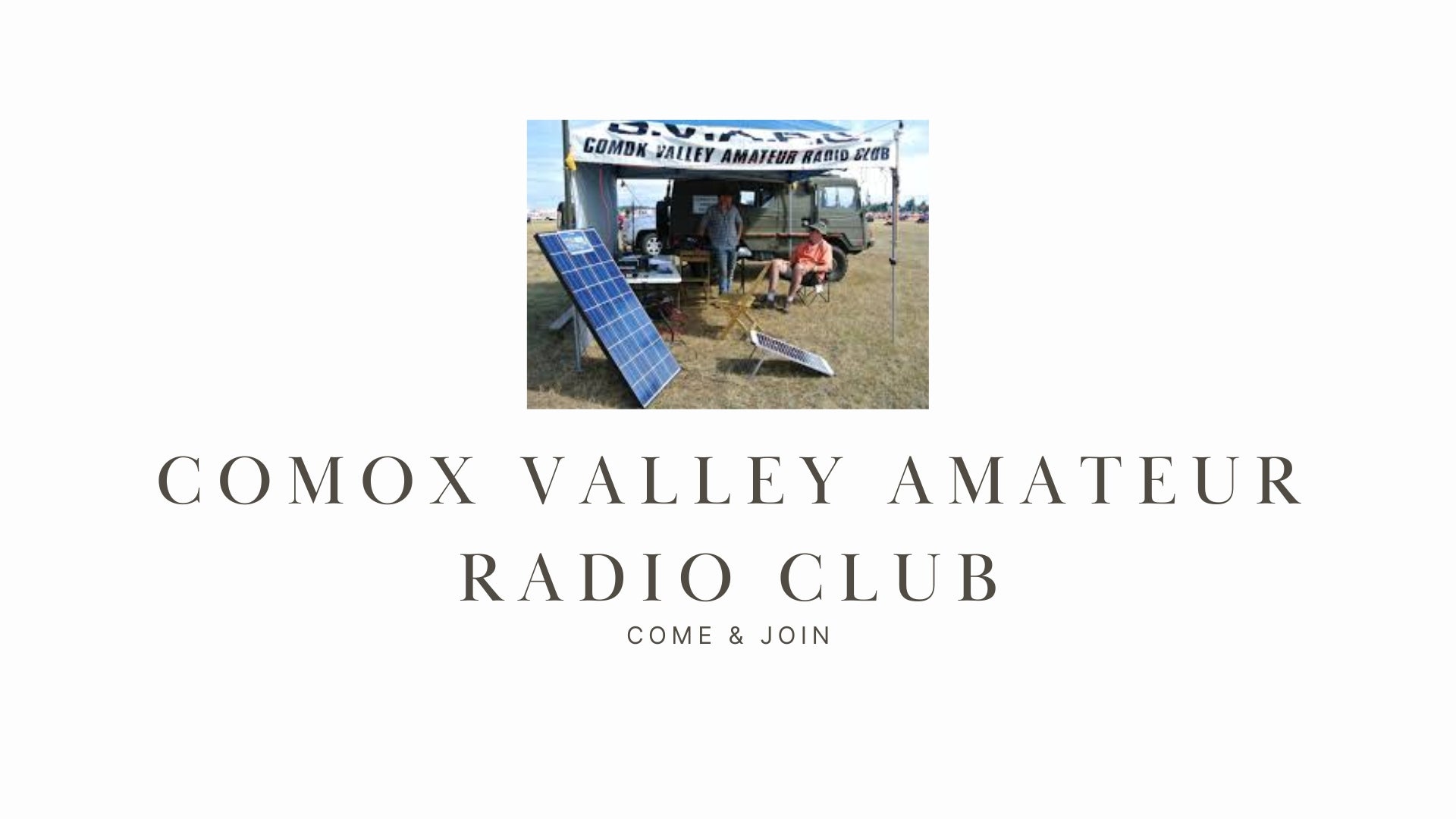 Explore Ham Radio with Comox Valley Amateur Radio Club (CVARC)!