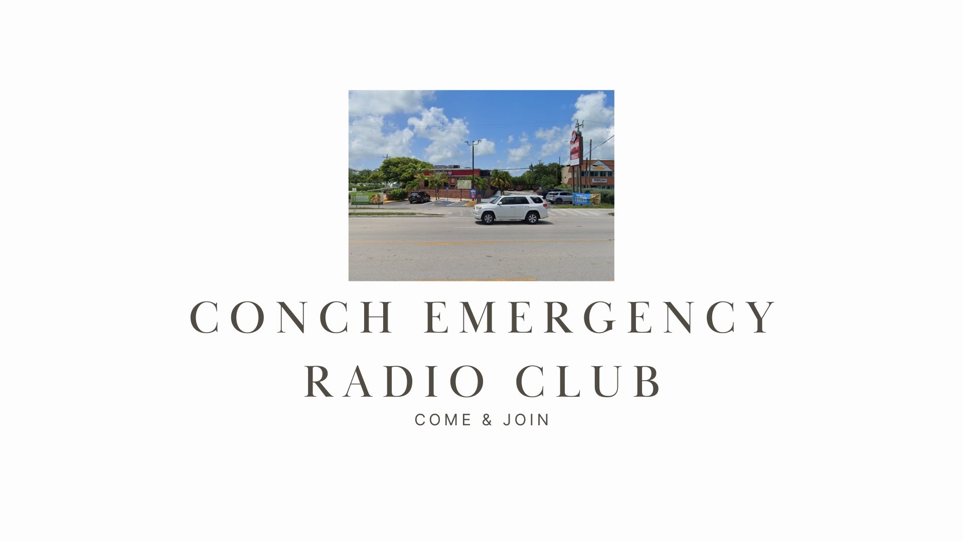 Conch Emergency Radio Club: A Small But Dedicated Group in the Florida Keys