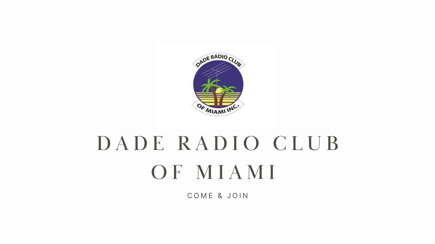 Dade Radio Club of Miami (W4NVU): Established Club with Diverse Activities