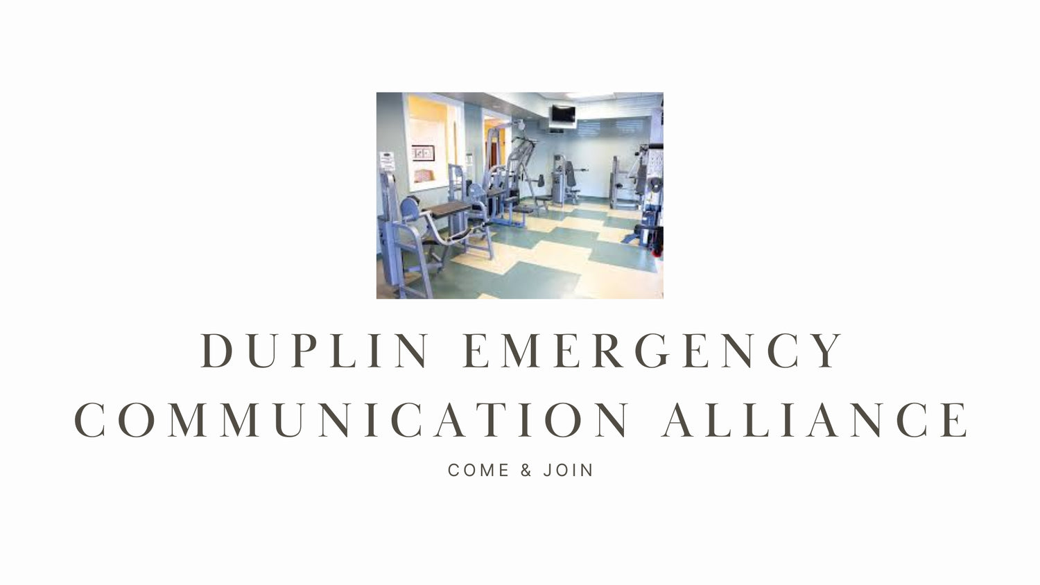 Duplin Emergency Communication Alliance (DECA)