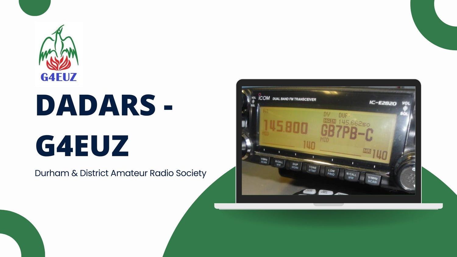 Durham & District Amateur Radio Society (DADARS - G4EUZ)