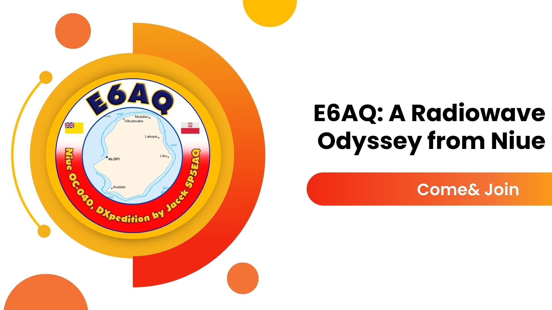 E6AQ: A Radiowave Odyssey from Niue