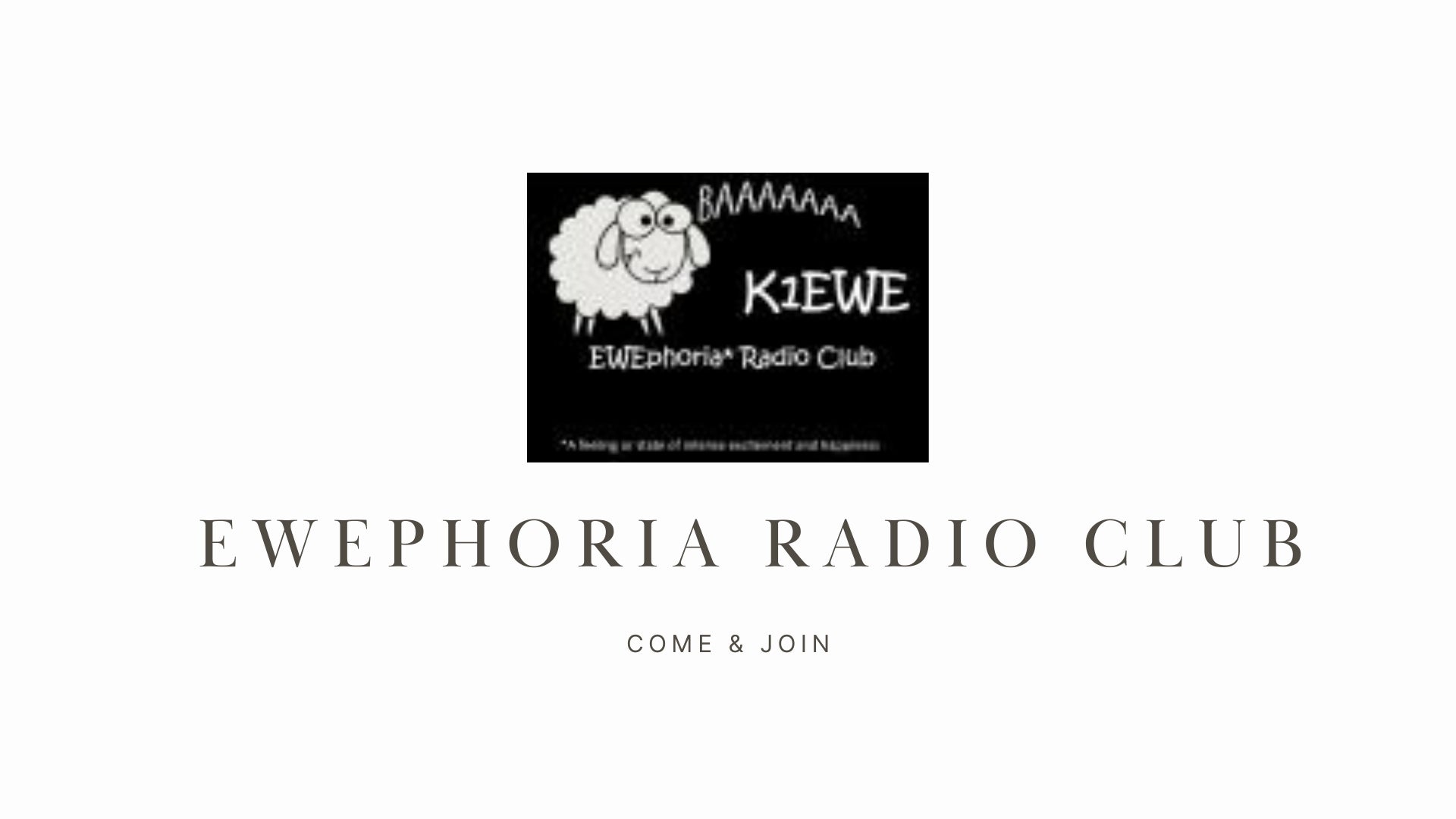 EWEphoria Radio Club (K1EWE): A Smaller Club with a Focus on Fun in Cincinnati, Ohio