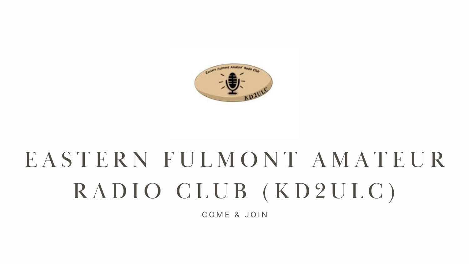 Eastern Fulmont Amateur Radio Club (KD2ULC)