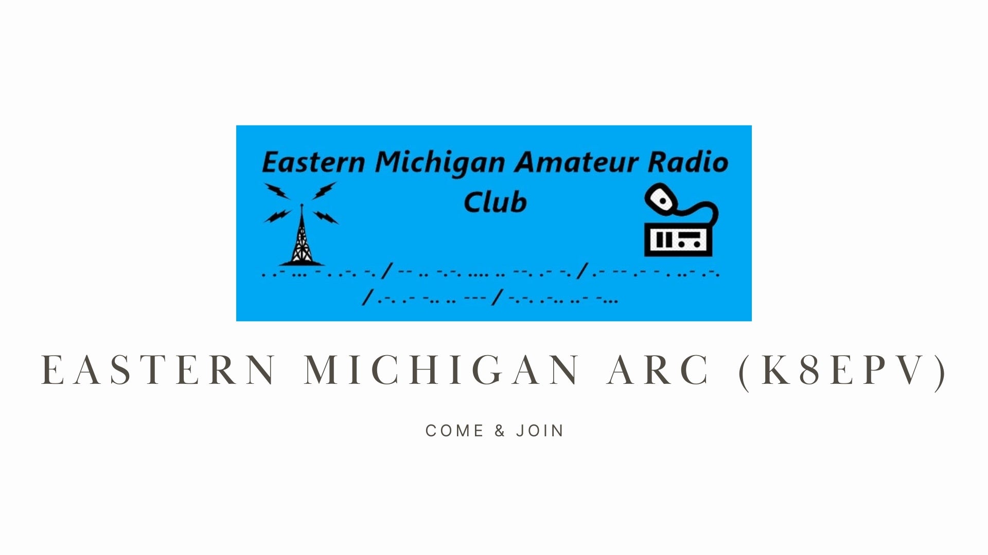 Discover the World of Amateur Radio with the Eastern Michigan ARC (K8EPV)!