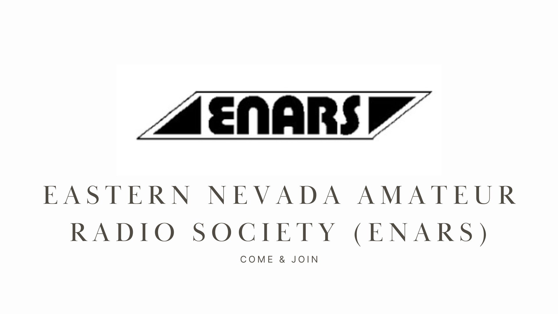 Eastern Nevada Amateur Radio Society (ENARS)