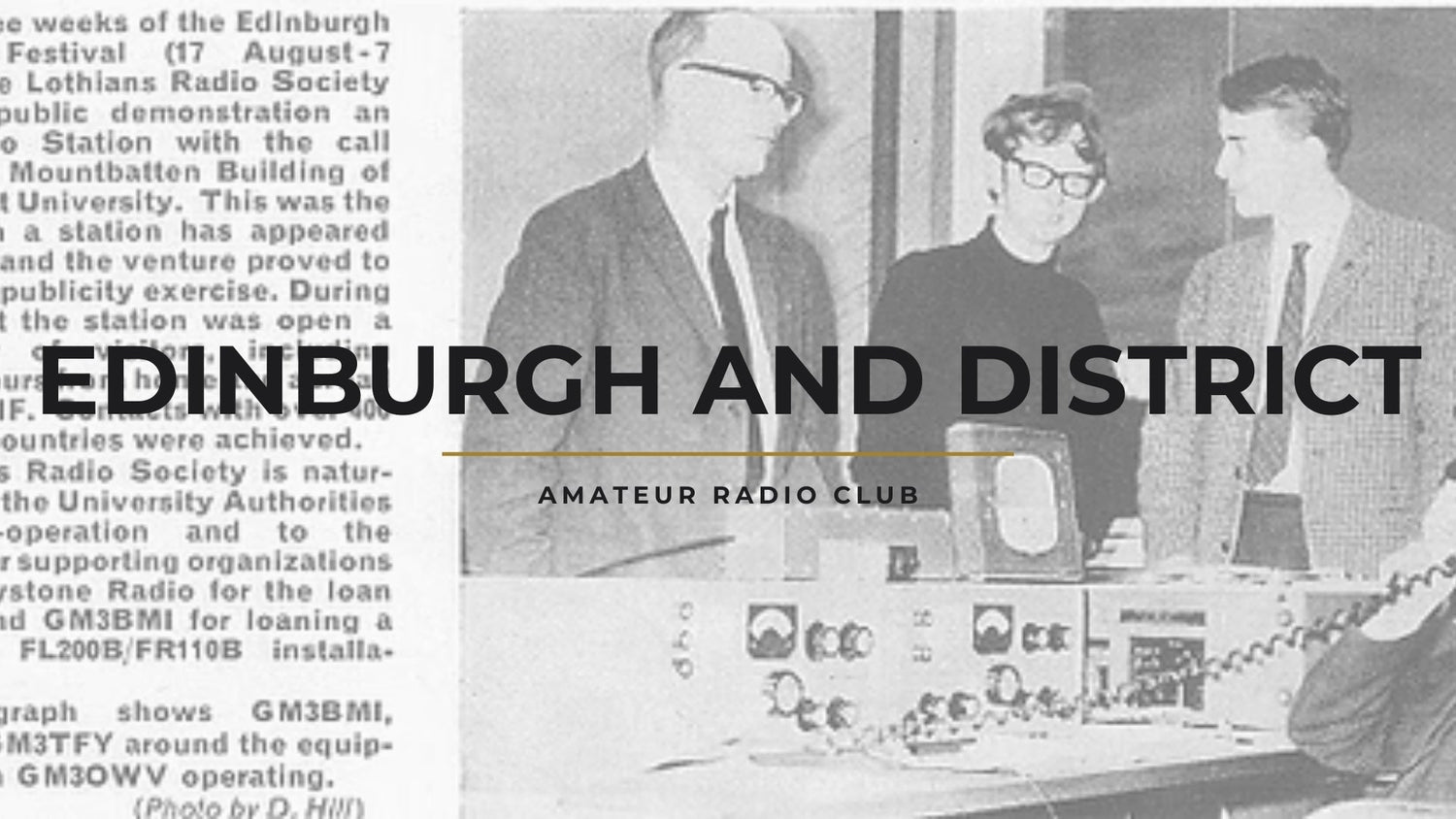 Edinburgh and District Amateur Radio Club (EDARC): Reviving Radio in the Scottish Capital