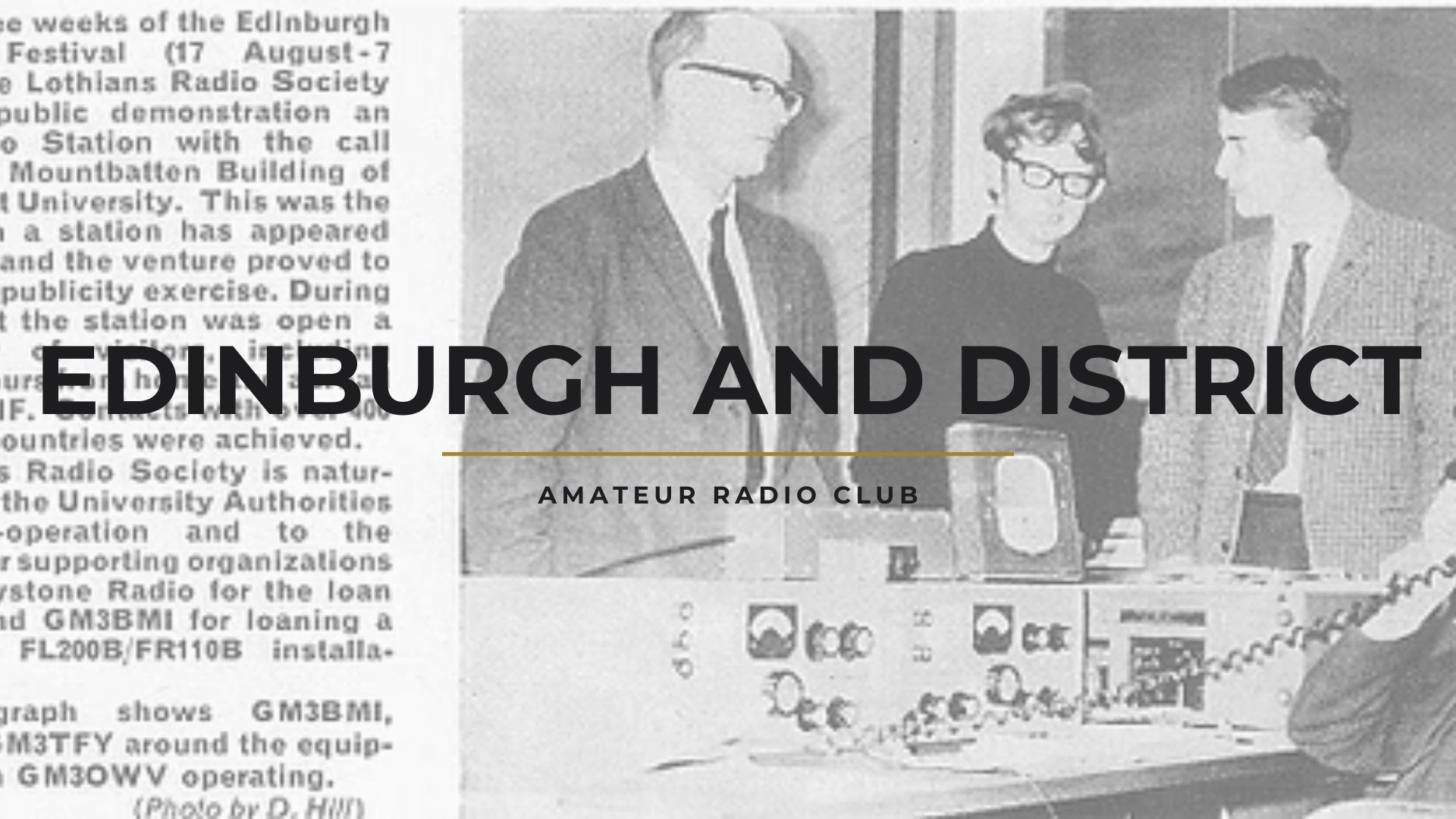 Edinburgh and District Amateur Radio Club (EDARC): Reviving Radio in the Scottish Capital