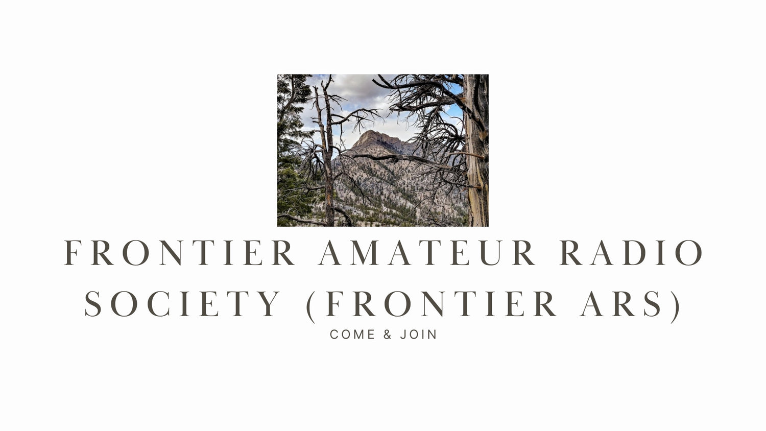 Frontier Amateur Radio Society (Frontier ARS)