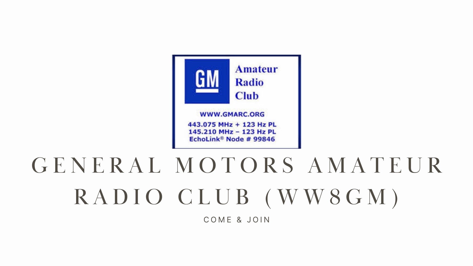 Calling All Tech Enthusiasts: Join the General Motors Amateur Radio Club (WW8GM)!