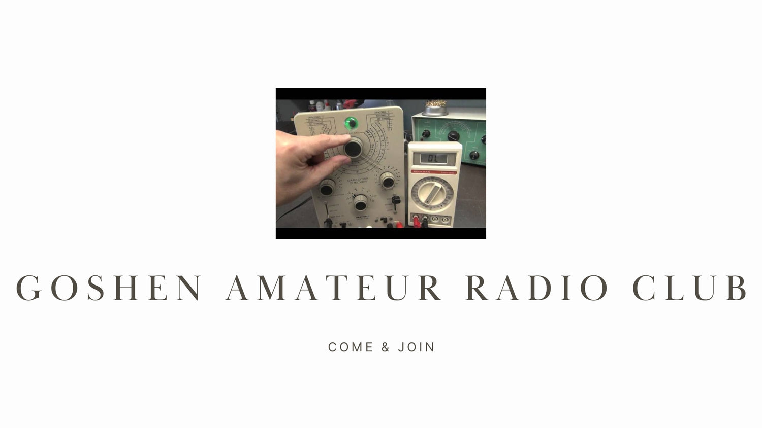 Goshen Amateur Radio Club Overview