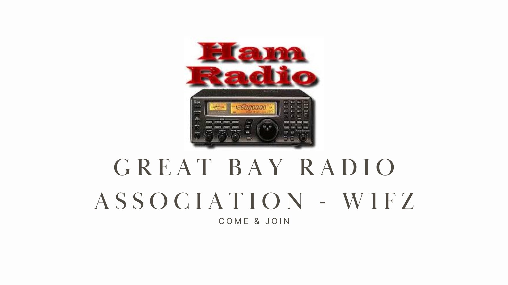 Great Bay Radio Association - W1FZ