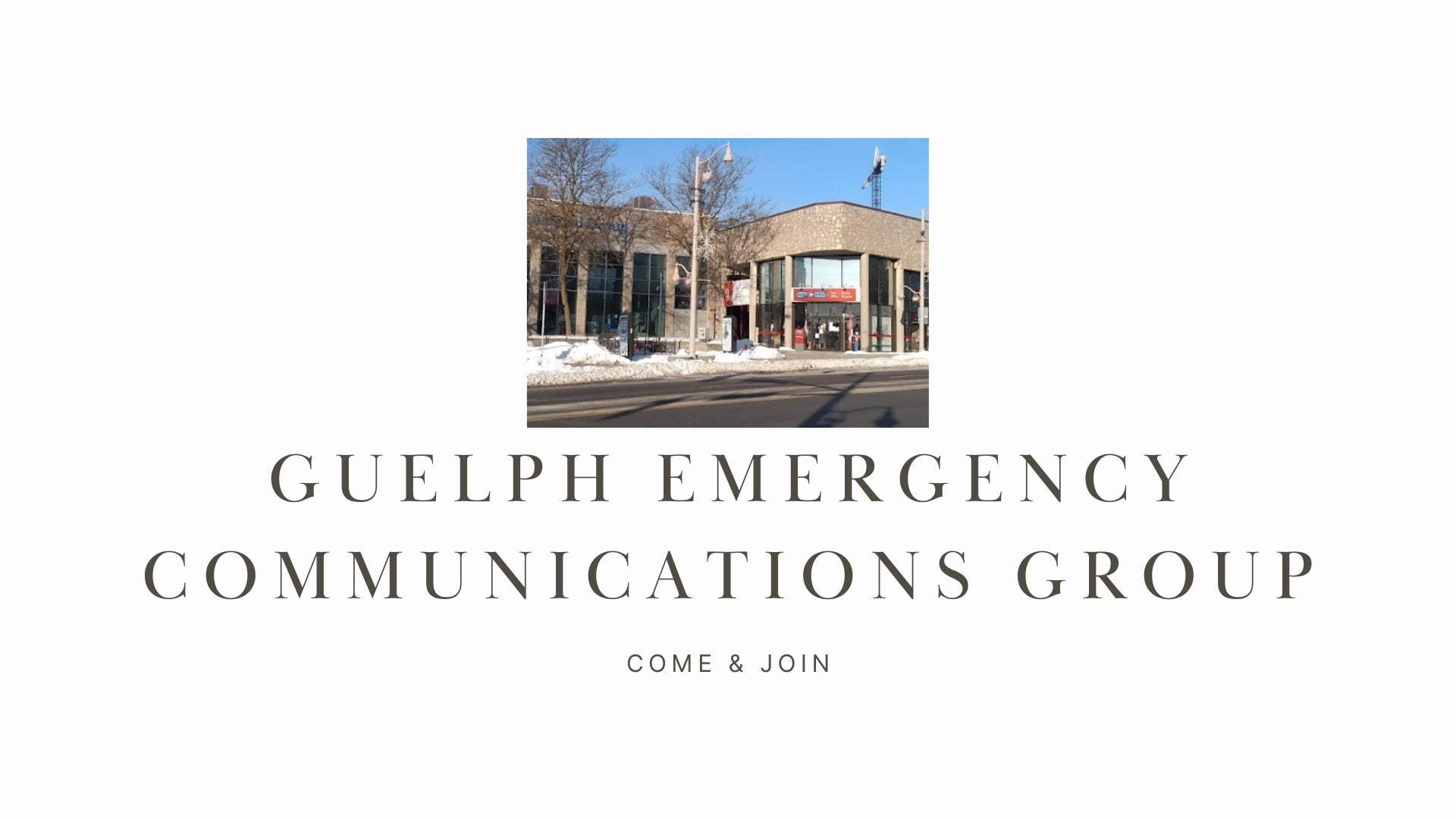 Dive into the World of Ham Radio with Guelph Emergency Communications Group!